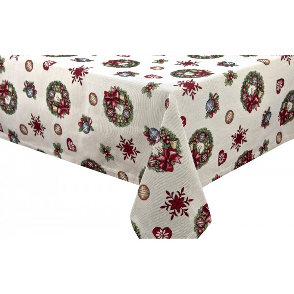 Obrus świąteczny 135x250 cm Eden 155