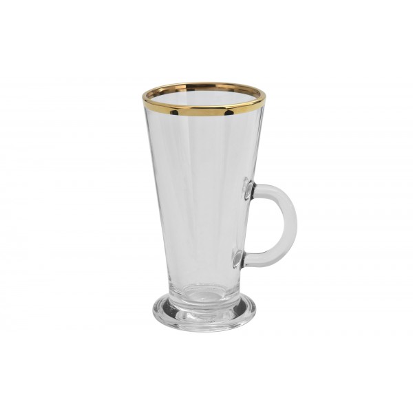 Zestaw 2 szklanek do latte 250 ml Golden Line