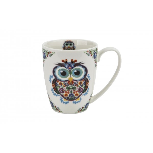 Kubek porcelanowy 350 ml Sowa ETNO