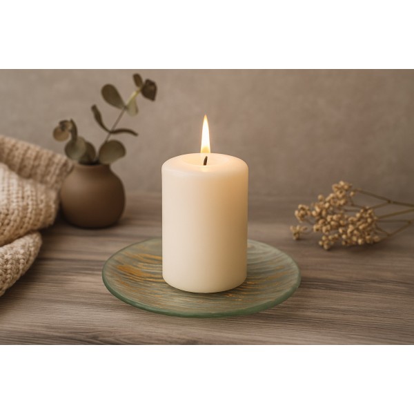 Podstawka szklana ze złotem MK1031