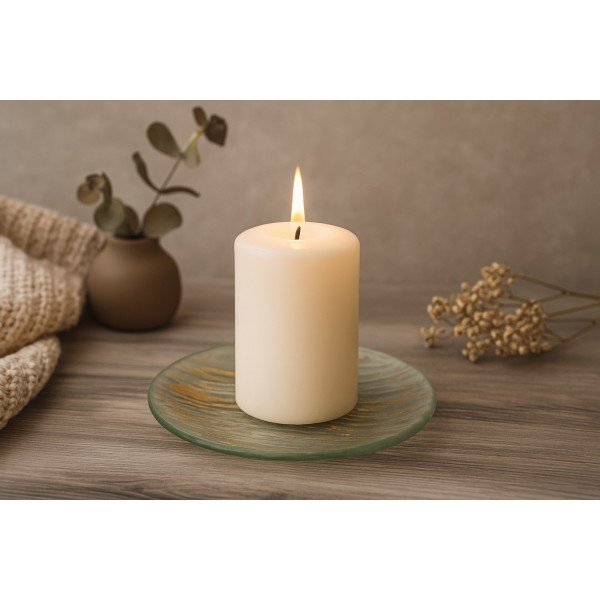 Podstawka szklana ze złotem MK1031