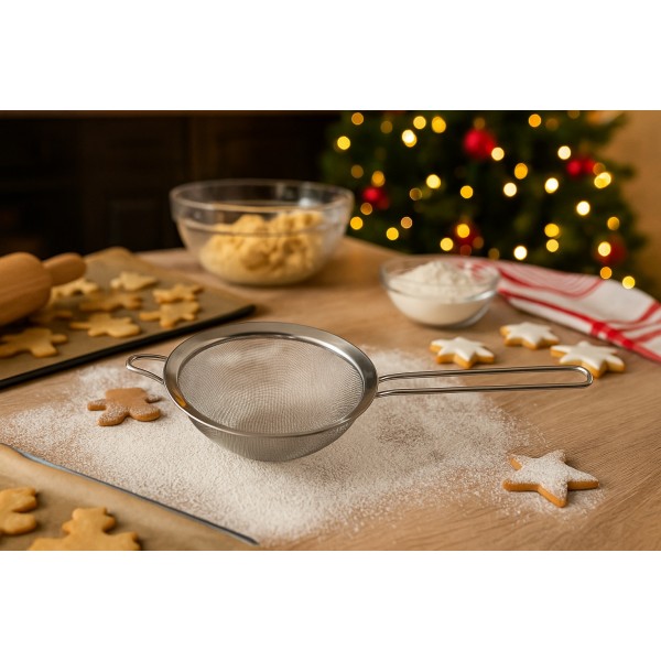 Sitko nierdzewne 20 cm z rączką