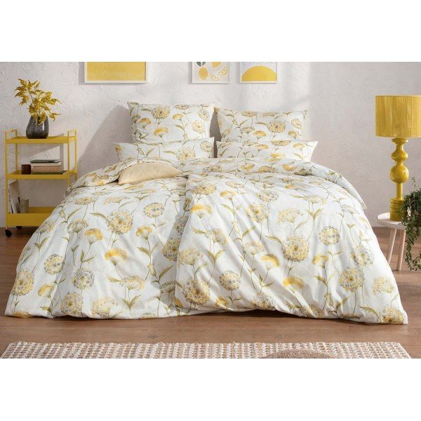 Pościel satynowa 155x200 cm Lumina 7959/710 gelb