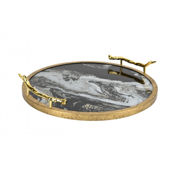 Taca dekoracyjna 38,5 cm Tulum