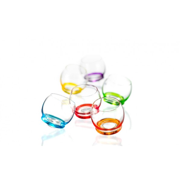 Komplet 6 szklanek whisky 390ml Crazy Bohemia 693718