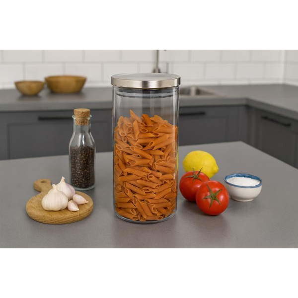 Pojemnik szklany słoik 1100 ml Roxy z pokrywką