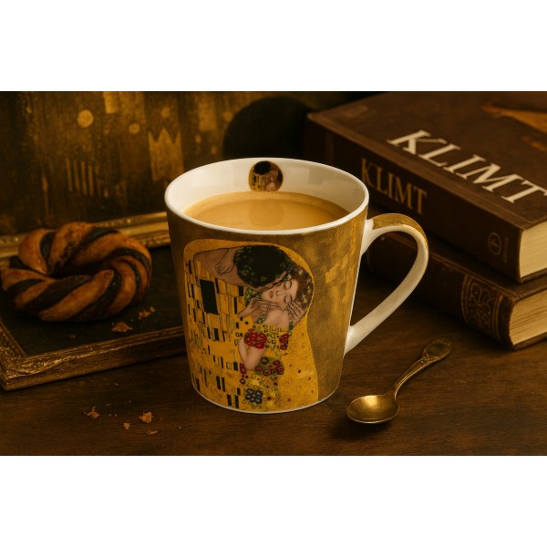 Kubek porcelanowy 610 ml prosty The Kiss Classic