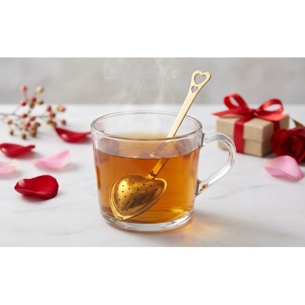 Zaparzacz metalowy 'SERCE"