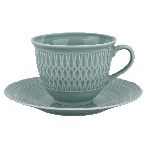 Filiżanka + spodek 250ml/16 cm Sofia Zielona