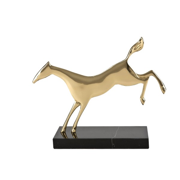 Ozdoba z mosiądzu Koń