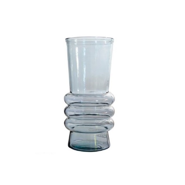 Wazon szklany 25 cm Altea niebieski 4880 San Miguel recykling