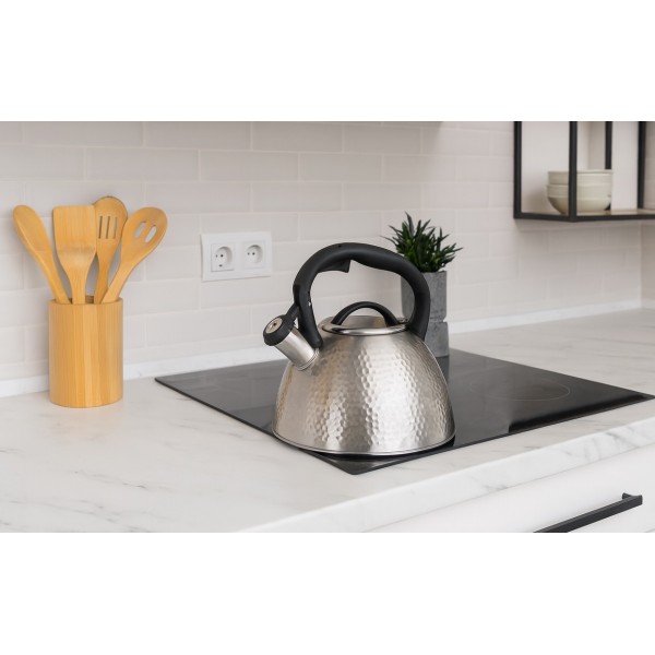 Czajnik tradycyjny z gwizdkiem Bubble 2,6 L stalowy AMBITION