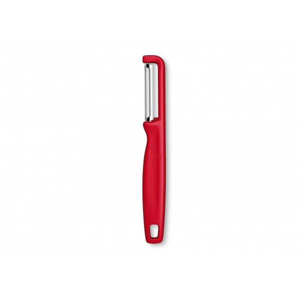 Obieraczka z prostym ostrzem IOTA czerwona dwustronna