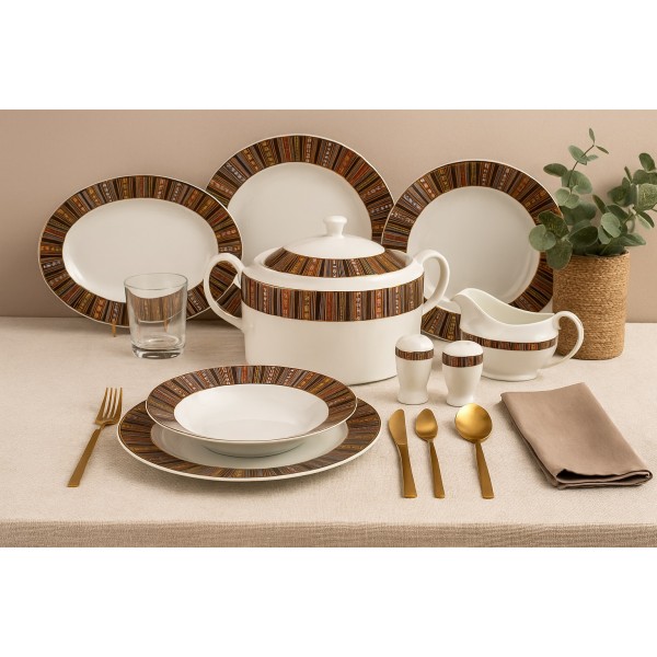 Serwis obiadowy 12/43 Folk