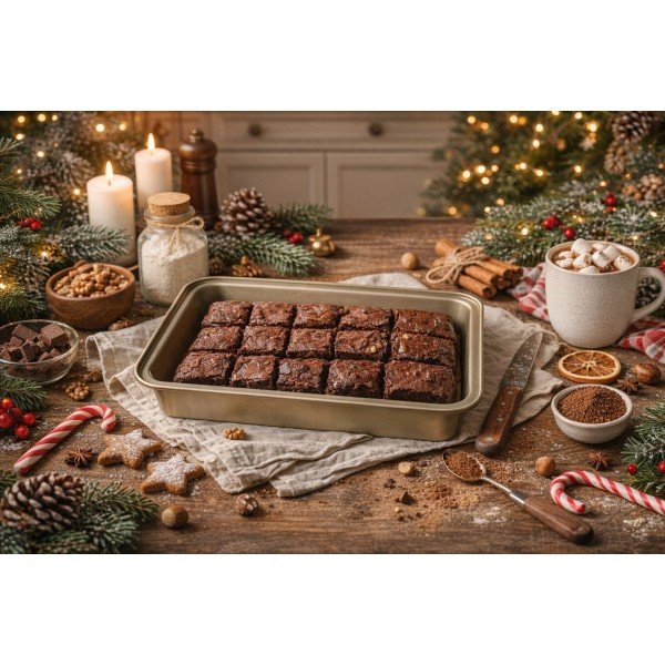 Forma do ciasta BROWNIE 30x20 cm Kitchen Tools blacha prostokątna