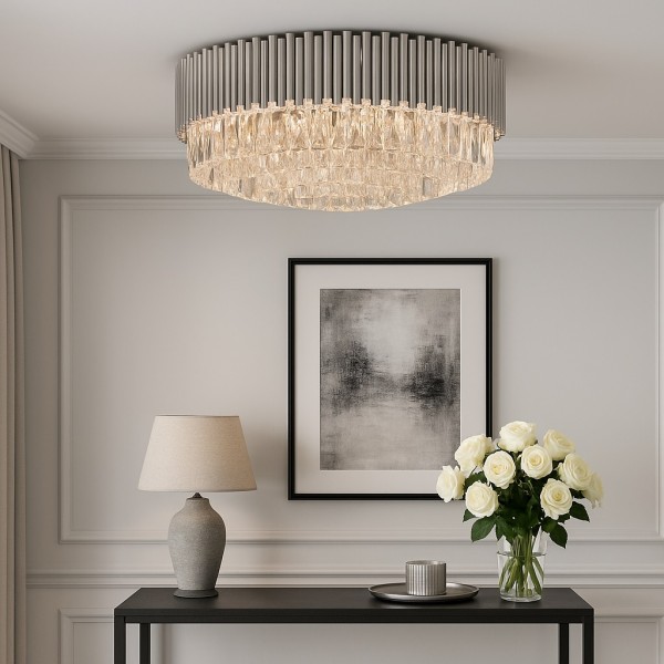 Plafon kryształowy Stic Chrome 60181/22