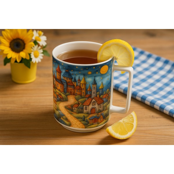 Duży kubek 750 ml Modern Sleepy Kingdom