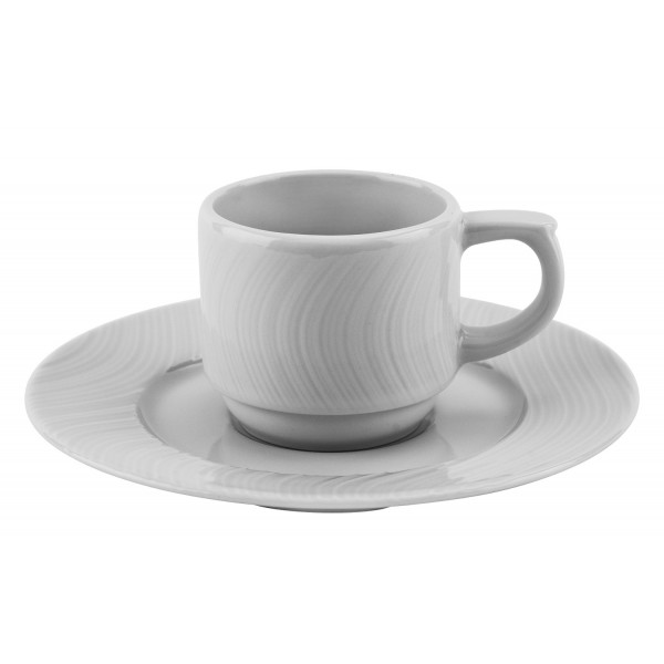 Filiżanka do espresso 80 ml + spodek River