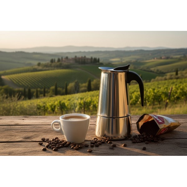 Kawiarka ciśnieniowa 300 ml MOKA INOX INDUCTION