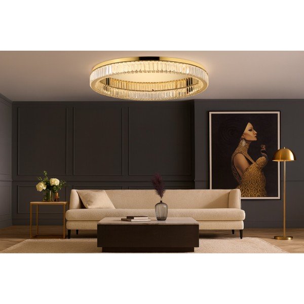 Plafon kryształowy SPARK TOP 80 DIMM gold 5786