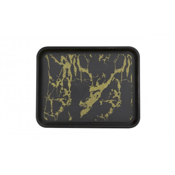 Taca plastikowa antypoślizgowa 44x35 cm wz. Marmur