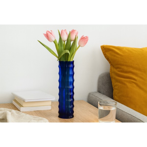 Wazon szklany 35 ml optyk kobalt