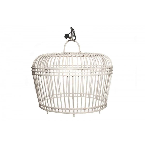 Lampa bamusowa Tolouse Biała 96 cm
