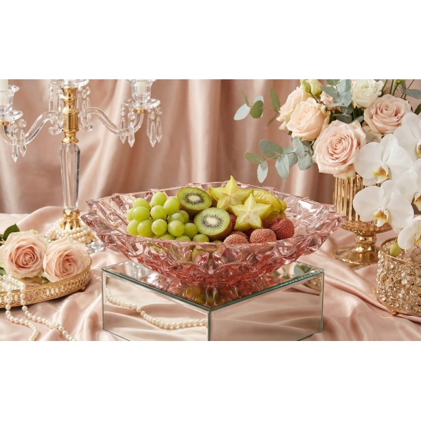 Misa kryształowa 35 cm Samba Pink