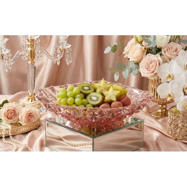 Misa kryształowa 35 cm Samba Pink