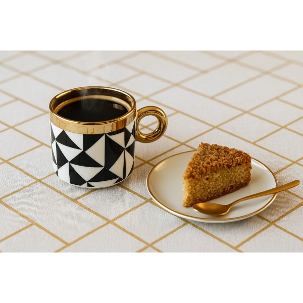 Kubek porcelanowy 350 ml Gold Dream A