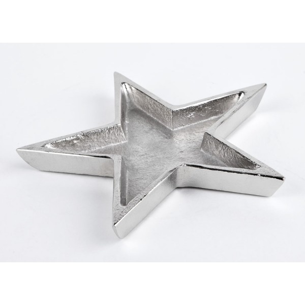 Świecznik patera Gwiazda 18cm