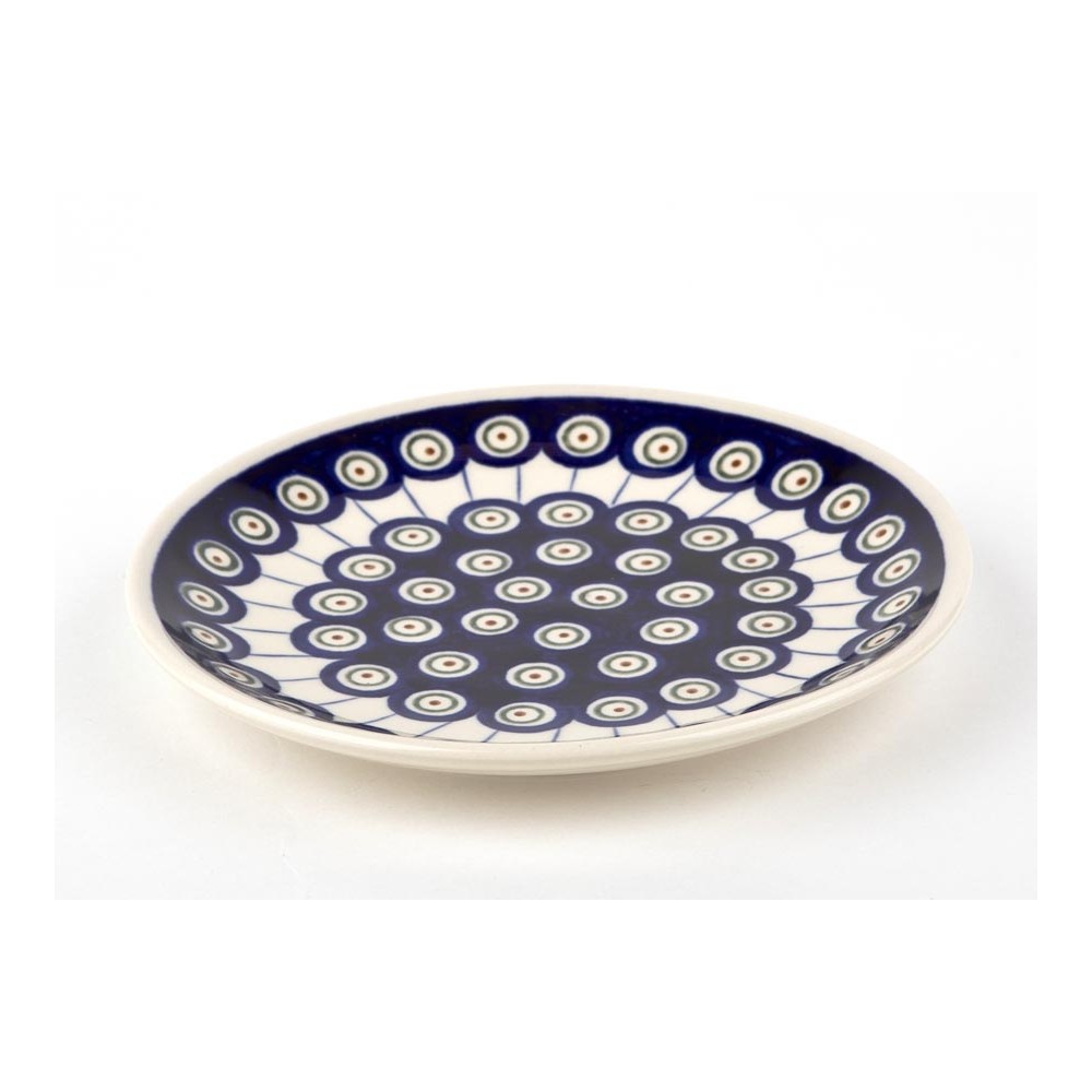 Talerz płytki 19.5 cm Bolesławiec Kropki 8