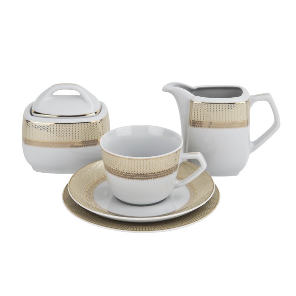 Serwis do kawy dla 6 osób 20 el. Amaro Gold