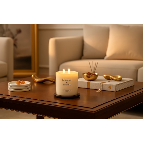 Świeca zapachowa XL 600 gr Tuberose & Jasmine