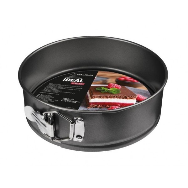 Tortownica nieprzywieralna 20cm czarna Ideal