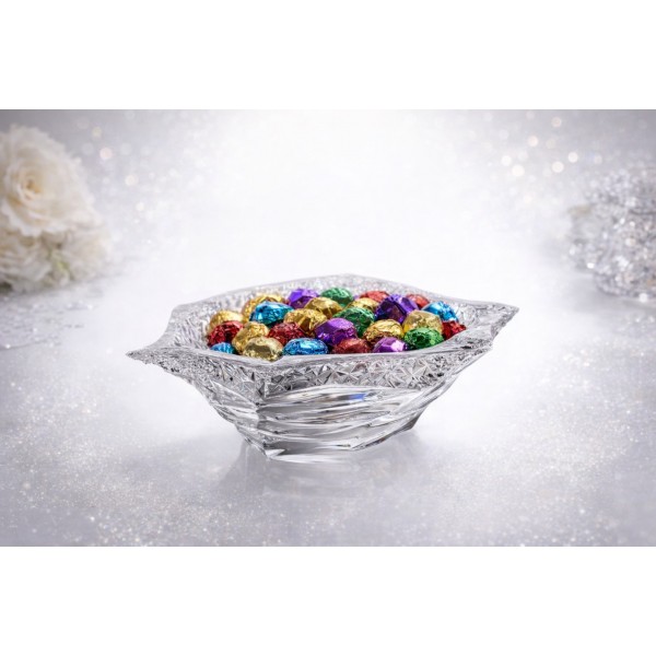 Misa kryształowa 33 cm Flamenco Ice