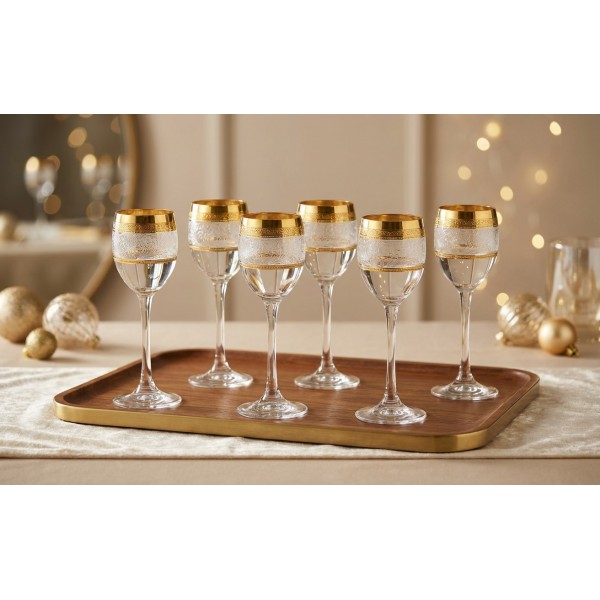 Zestaw 6 Kieliszków do likieru 50 ml Quatri