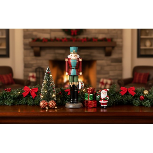 Figurka świąteczna Dziadek do orzechów 29 cm