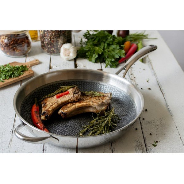 Patelnia wok 30 cm Relief Evolution