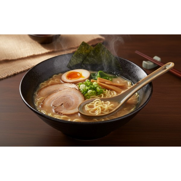 Łyżka ceramiczna 16 cm Ramen Ombres Brown