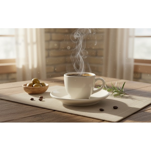 Filiżanka porcelanowa do espresso 90 ml + spodek Milena
