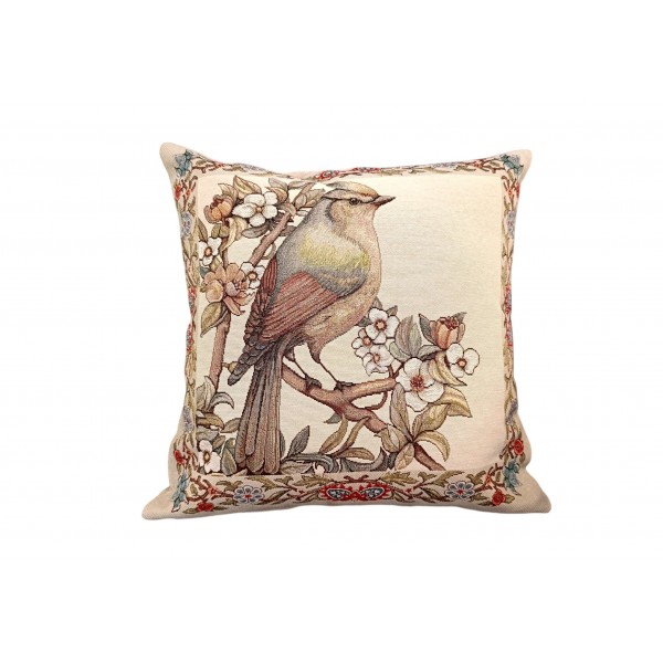 Poszewka dekoracyjna 45x45 cm Ptak 1367A