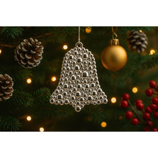 Ozdoba świąteczna Dzwonek 9x7cm