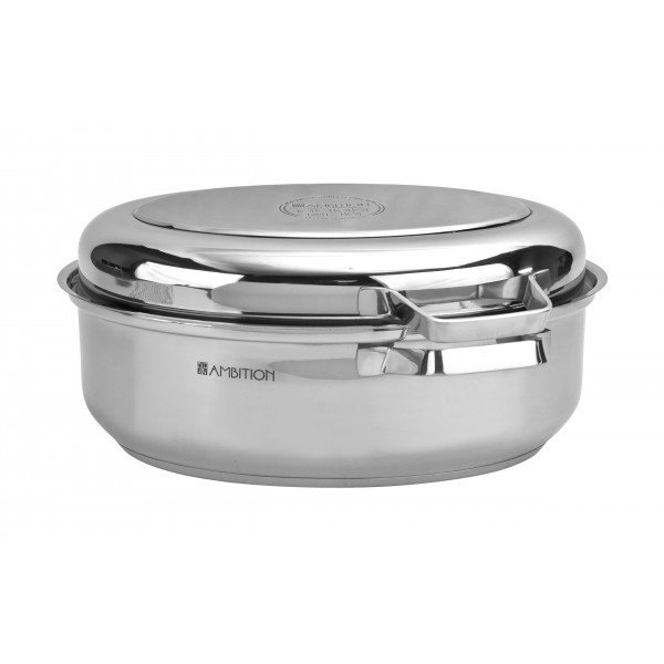 Brytfanna owalna z rusztem Expert 2w1 stalowa Ambition