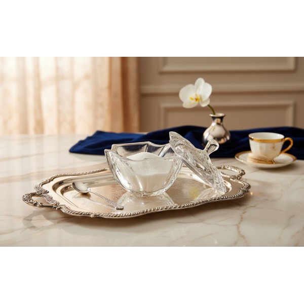 Cukiernica kryształowa Neptune Bohemia