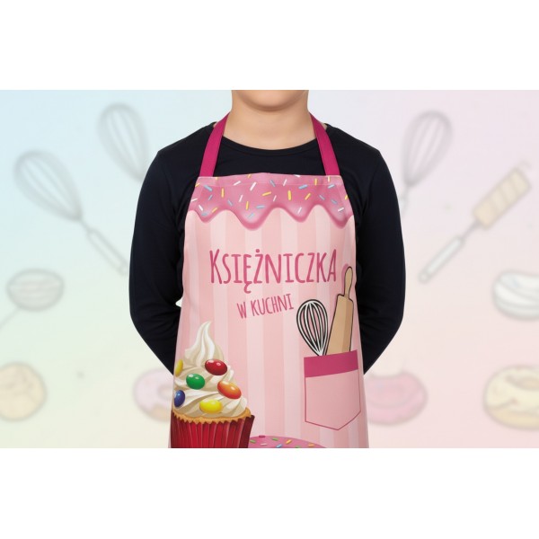 Fartuch kuchenny dziecięcy Księżniczka w kuchni