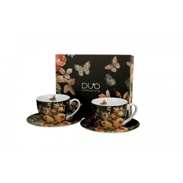 Komplet 2 filiżanek 250 ml + spodki Warda