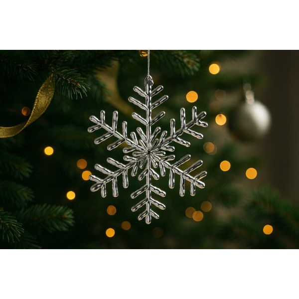 Ozdoba świąteczna Płatek Śniegu 19,5cm