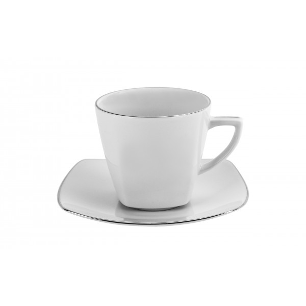 Filiżanka ze spodkiem 0,25L Maxim Platyna