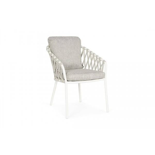 Krzesło ogrodowe Nappa Biały